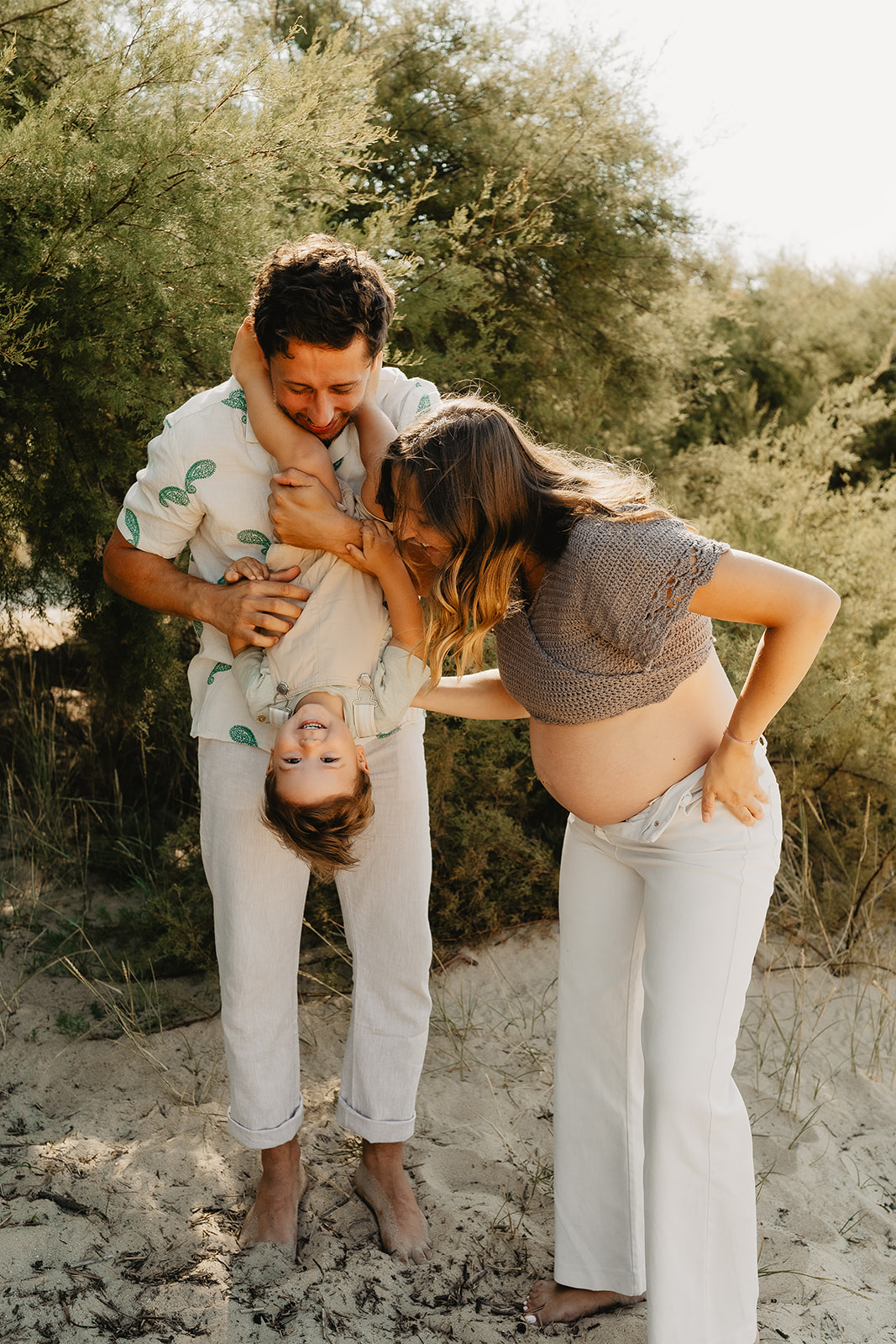 Séance photo famille sur le Bassin d'Arcachon