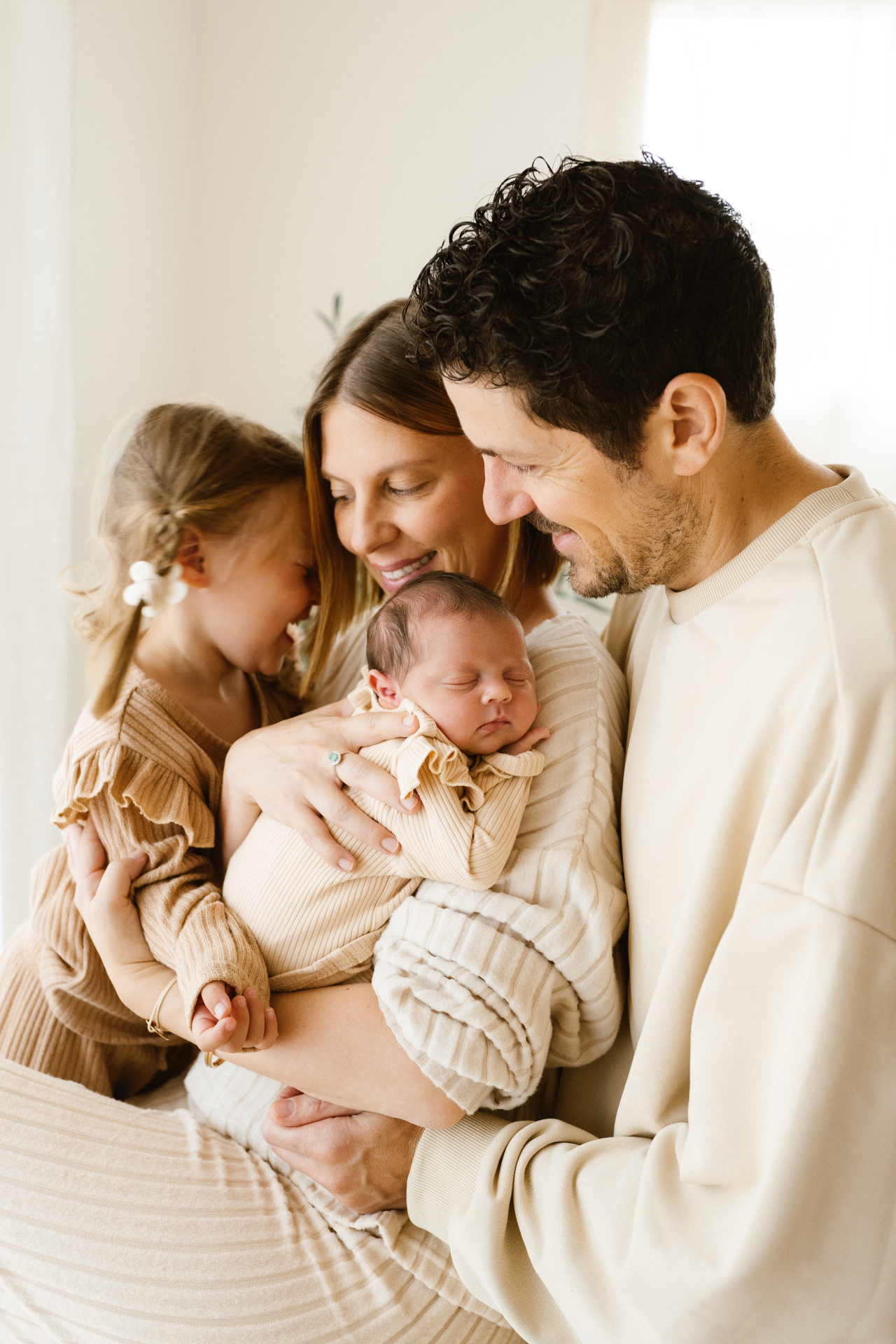 Séance nouveau-né en studio